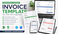 do editable invoice template xero invoice excel invoice PDF google sheets excel