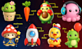 do cute 3d cartoon characters, blind box figures and action figures for 3d print