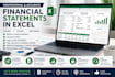 prepare professional financial statements in excel
