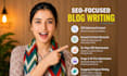 do SEO focused blog writing