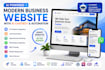 create an ai powered business website with ai chatbot