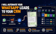 build n8n whatsapp automation to route leads to your CRM