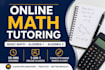 provide online math tutoring for elementary and middle school students