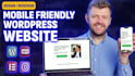 design a mobile friendly wordpress website