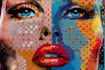 draw a retro pop art roy lichtenstein style
