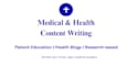 write clear patient education and health articles