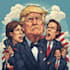 do a political cartoon art