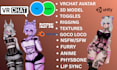 create custom nsfw vrchat avatar, vrc avatar vr character humanoid 3d model vrm