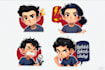 create telegram and whatsapp  stickers package