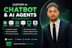 develop an ai chatbot using chatgpt, claude, gemini, and langchain
