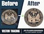 do vector tracing, vectorize image, convert logo to vector quickly