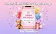 create birthday surprise webpage animated HTML