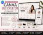 create canva ugc creator shopmy amazon affiliate influencer portfolio website