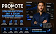 promote your staking platform, defi and crypto token dashboard, website