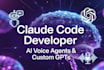 develop claude code agents, ai voice agents, custom gpt chatbots, business ai