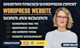 design wordpress blog website blogger website wordpress and wordpress SEO