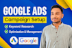 setup google ads adwords PPC campaign with ga4 ecommerce tracking