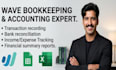 do wave bookkeeping and accounting data entry in excel