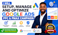 setup, manage and optimize google ads PPC, pmax campaign