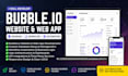 develop bubble io website bubble web app database workflow automation