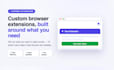 develop a custom chrome extension for you