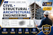 do civil and structural, architectural floor plan and structural drawings