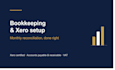 do your bookkeeping, xero setup and monthly reconciliation