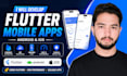 build a custom flutter app for android and ios mobile development
