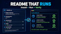 write and verify your github readme against the repository