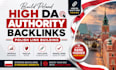 build poland high da authority backlinks polish link building