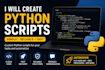 create a simple python script for your task