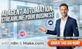 build ai agent automation using n8n and make