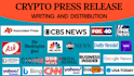 write and distribute crypto press release, pr distribution, crypto promotion