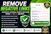 remove negative links, false news and bad google search results