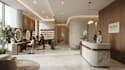 design  commercial private salon and spa interiors in realistic 3d