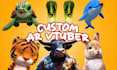 create a custom 3d ar vtuber filter for lens studio snap camera streaming