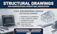 do structural drawing and civil engineering design in autocad