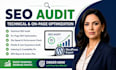 do wordpress SEO audit with technical and on page optimization