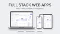build a full stack web app with react next js node and database