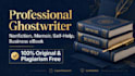 ghost write your nonfiction ebook memoir for you