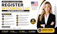register wyoming llc for non US resident,delaware llc, US llc business formation