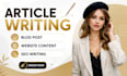 rite optimized SEO, GEO content and articles in french