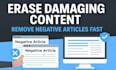 remove negative links and do online reputation management