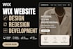 wix website design wix redesign wix website development wix website