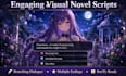 write engaging visual novel script with branching dialogue