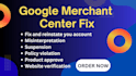 fix google merchant center suspension and misrepresentation