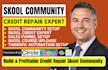 do skool credit repair, skool online community setup, circle so course migration