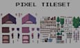 create custom pixel art tileset, game assets, tile map and sprite sheet