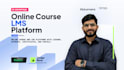 develop an online course lms and elearning web app