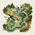 draw a wonderful custom fantasy map